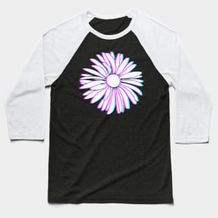 Daisy Flower glitch Baseball T-Shirt